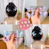 2025 Nuevo para Niñas Verano Fresco Perla Transparente Mariposa Peine Invisible Gadget Práctico Extractor de Mechones Sueltos para Frente y Parte Posterior de la Cabeza Clip