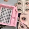 Set de Pestañas Postizas Transfronterizas, Gran Capacidad, Pestañas Postizas Suda Ji, Gruesas, Ojos de Zorro Cortos Simulados, Convenientes de Usar
