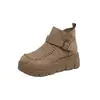Botas Retro Elegantes Birkenstock Otoño 2026 Nuevas Botas de Plataforma con Suela Gruesa Estilo Martin Cómodas Versátiles Botines