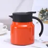 Termo de Acero Inoxidable 316 Gran Capacidad Asa de Doble Capa Olla para Estofado Tetera Portátil Separación de Agua y Té Tetera para Preparar Té Portátil