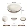 Conjunto de Quatro Peças de Louça de Melamina Estilo Chinês, Especialmente Projetado para Quartos Privados de Hotel, com Textura de Porcelana Falsa, Fácil de Limpar e Durável