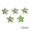 Cuentas de Estrella de Mar Ab con Galvanizado de Vidrio Hechas a Mano para Pulsera DIY Materiales para Joyería Bolsa para Pulseras Cuentas Sueltas Accesorios