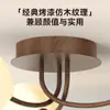 Luz Principal de Sala de Estar de Lujo Estilo Francés 2026, Candelabro Decorativo Tulipán Minimalista Moderno Estilo Crema para Comedor Dormitorio