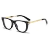 Nuevas Gafas de Sol de Moda Estilo Coreano Espejo Plano Patas Metálicas Tendencia Europea y Americana Versátiles de Gama Alta para Hombres y Mujeres Gafas de Sol de Comercio Exterior