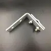 Estante de Alambre Acero Alambre Retorcido Soporte de Alambre Cable de Acero Candado Estante Soporte de Pared Cableado de Pared Soporte en L Galvanizado en Caliente