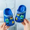 Pantuflas de Verano para Niños Crocs de Eva Niños Bebé Antideslizantes Anti-Olor Sandalias Baotou Niños Pequeños Niños Medianos Sandalias Mujeres
