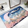 Alfombra de Tierra de Diatomeas para Baño Absorbente Alfombra para Pies Entrada Resistente a la Suciedad Resistente al Desgaste Fácil Cuidado Alfombra de Piso