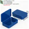Herramientas de ferretería de plástico PP caja de cuchillo de vidrio caja de broches insignia escolar caja de botones cuadrada caja de embalaje para filtro de lente de cámara