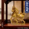 Adornos de Cerámica Tang Sancai de Toro Adornos para el Hogar Sala de Estar Escritorio Toro del Zodiaco Doce Animales Toro de la Fortuna Artesanías Decoraciones