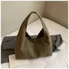 Bolso Tote Exquisito de Gran Capacidad para Viajes Diarios de Mujer 2025 Invierno Nuevo de Moda Retro Versátil Casual para Hombro o Axila