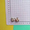 Liga de Alumínio Acrílica Imitação DIY Joias Coloridas Três Pérolas Flor Flor de Coração Placa Fivela Acessórios de Cabelo Acessórios de Strass Material