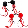 ¿Cuál es el mismo estilo de diadema de bola de carne para cabello, pasador para cabello de niña, niño mágico desciende al mundo, diadema súper linda, accesorios para fotos, tocado?
