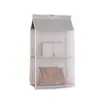 Armario colgante para guardar bolsas, de tela, a prueba de polvo, para colgar en la pared, ideal para el hogar, Amazon