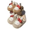 Chinelos de Algodão Hello Kitty para Mulheres Outono e Inverno Internos Casa 2025 Novos Chinelos de Algodão Pelúcia Baotou para Mulheres Roupa de Inverno