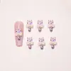 Nova Colher, Garfo, Pá do Gato Kt Sanrio, Acessórios para Unhas, Pequenos Acessórios de Resina de Desenho Animado, Brincos DIY, Acessórios para Unhas
