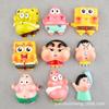 Accesorios Accesorios de Dibujos Animados Resina Brillante Grande Funda para Teléfono Crema Pegamento Muñeca Creativo Imán para Refrigerador Parche DIY