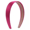 Diadema simple estilo coreano 3.0, diadema de ala ancha todo incluido, pasador de tela de color sólido satinado, accesorios para el cabello para niños