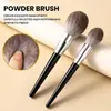 Nuevo Pincel para Rubor con Forma de Llama de una Sola Cabeza, Pincel para Base, Pincel Grande para Polvos Cosméticos, Pincel para Iluminador, Herramientas de Maquillaje en Stock