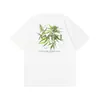 Camiseta de Manga Curta para Casal Amiri Pomba da Paz Tinta Flow Grafite Lettering 230g Série Coleção Estampa Clássica do Logo