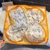 Bufanda de Seda Nueva de Primavera y Otoño Cinta para la Cabeza Accesorios para el Cabello Florales Patrón de Cachemir Versátil Temperamento Fabricante de Gama Alta Entrega al por Mayor