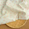Algodón 40 Hilos Popelina Juvenil Floral Camisa Vestido Falda Larga Ropa Infantil Tela