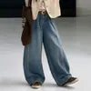Jeans de Primavera y Otoño para Niñas 2026 Nuevos Casuales Estilo Coreano para Niñas Tallas Medianas y Grandes Vaqueros de Mezclilla con Parches Pierna Curva Transfronterizos