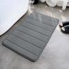 Alfombra de Piso de Terciopelo Coral Acolchada a Rayas Transfronteriza Fabricante Venta al por Mayor Alfombras de Baño Antideslizantes Entrega Inmediata Temu Amazon