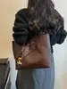 Bolso Tote Tejido Nuevo 2026 para Mujer, Bolso de Hombro de Gran Capacidad, Bolso de Mano Versátil para el Trabajo, Bolso Coreano con Bloques de Color para Mujer