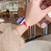 Pulseira Trançada Elástica de Nylon Gatinho é Adequada para Apple Iwatch11 Geração 10/987Ultrase