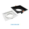 Ventas Directas de Fábrica Piezas Estampadas Mr16Gu10 Carcasa de Plástico para Luz de Techo Soporte para Foco Downlight Kit de Iluminación Portalámparas