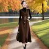 Estilo de Moda Nuevo de Primavera y Otoño Vestido Francés de Longitud Media Elegante y Lujoso sin Mangas que Favorece la Figura
