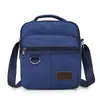 Bolsa Masculina Casual Bolsa de Ombro Lona Moda Retrô Casual Bolsa Transversal de Lona Bolsa de Mão Casual