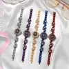 Reloj Pequeño Reloj de Cuarzo para Estudiante Femenino Esfera Pequeña Moderno para Niña Fresco Combinable Estilo Coreano Correa Simple Reloj Pequeño para Mujer