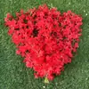 Cifrado de Pétalos de Flor Transfronterizo Simulación Flor de Glicina Flor de Seda Flor Colgante Enredadera Decoración de Escena de Boda Decoración Exterior Pétalos de Flor Direccionales