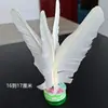 Volante de Pluma de Ganso para Competición, Duradero para Patear, Entrenamiento, Deportes, Adecuado para Niños y Estudiantes de Primaria