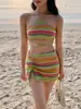 Nuevo Traje de Baño de Tres Piezas Dividido para Mujer para Cubrir el Vientre y Aspecto Adelgazante, Traje de Baño para Resort de Playa y Aguas Termales [Envío Directo]