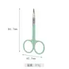 Tijeras para depilar cejas de acero inoxidable al por mayor del fabricante, tijeras para recortar pestañas, tijeras para cejas de maquillador, herramientas y suministros de belleza
