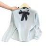 Cardigan de Tricô Gola Redonda Estilo Coreano para Uso Diário Feminino, Outono/Inverno 2026, Caimento Solto, Emagrecimento, Moderno, Elegante, Casaco Curto de Tricô