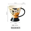 Taza de Café Nueva de Aspecto Elevado Regalo Taza de Agua Cerámica Lujo Ligero Taza de Desayuno para el Hogar Copa de Oficina