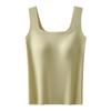 Camisola de Seda de Hielo para Mujer con Sujetador Integrado y Almohadillas en el Pecho, Nuevo Estilo Delgado de Verano, Ropa Interior Hermosa para la Espalda, Adecuada para Usar en Capas o Sola