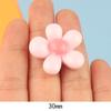 Brillante color carne flor tamaño diy pegamento crema funda para teléfono pegatina para refrigerador horquilla joyería resina accesorios venta al por mayor