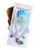 Colar para Crianças Anel de Princesa Brincos Pulseira Conjunto Acessórios de Joias Fofos para Crianças Bebês Pingente de Pérola
