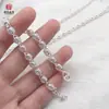 Pulseira de rolar da sorte feminina prata 990 maciça moeda de ouro contas de transferência pulseira de moda feminina presente de aniversário
