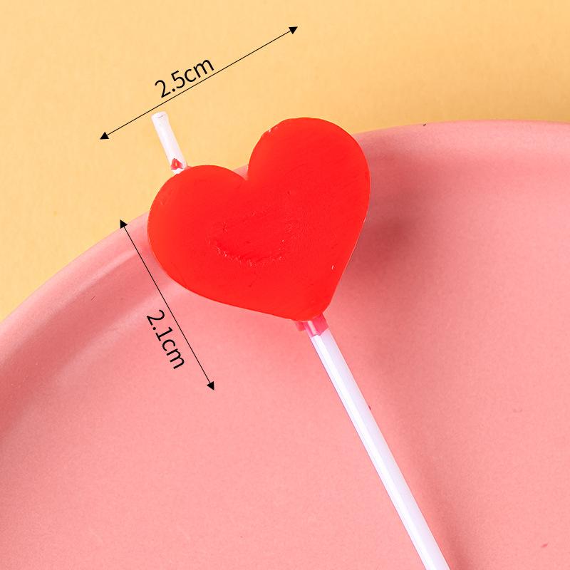 SKU-03-蜡烛 红色爱心10个