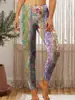 Pantalones cortos ajustados transfronterizos pantalones de impresión digital 3D para mapa exportaciones de comercio exterior leggings pantalones casuales mujer