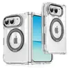 Funda de teléfono aplicable transfronteriza Apple 18Fold transparente plegable magnética giratoria cubierta protectora acrílica anticaída