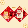 Parejas de Año Nuevo para Mascotas Año de la Oveja Pegatinas de Carácter Fu de Primavera Nueva Decoración de Festival de Primavera para Mascotas Tarjetas Creativas Parejas de Decoración de Año Nuevo