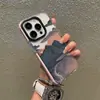 Funda Protectora para Teléfono Móvil Estilo Ins Transfronterizo Paisaje de Montaña al Atardecer Pintura al Óleo Transparente Suave iPhone18Promax Anticaída