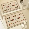 Nuevas Alfombrillas de Piso de Barro Diatómico Estilo Lana de Animales Lindos, Alfombrillas de Piso para Baño, Antideslizantes, Absorbentes de Agua, Resistentes a la Suciedad, de Secado Rápido