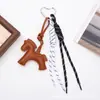 Nuevo Colgante Bolso Perro Dachshund de PU Estilo Miu Oso Erizo Llavero Decoración Accesorios de Cuero de Comercio Exterior Venta al por Mayor